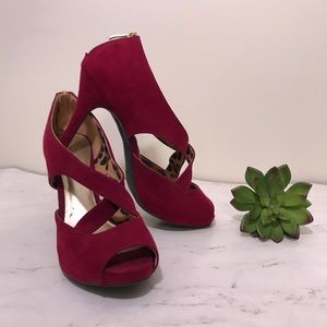 payless rose gold heels